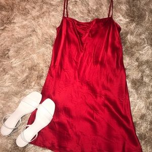 Reformation Silk Slip Dress